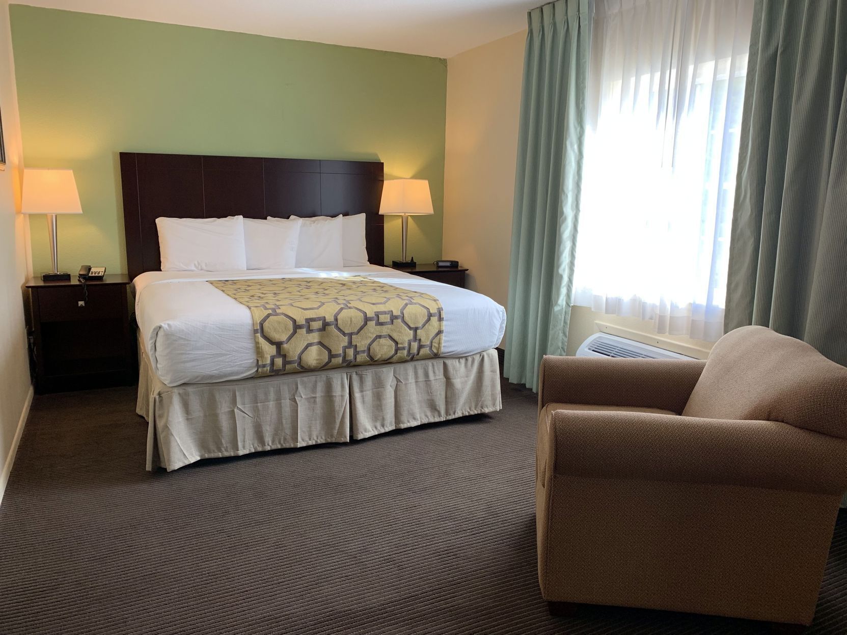 In-room safe, desk, blackout curtains, soundproofing