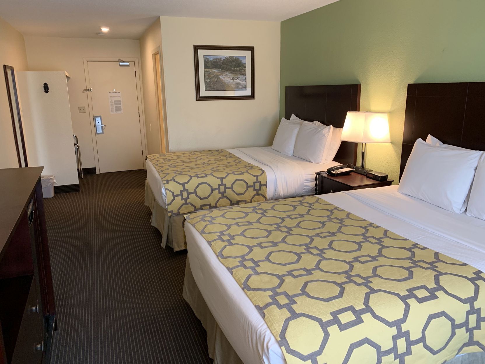 In-room safe, desk, blackout curtains, soundproofing