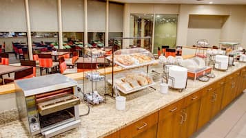 Free daily buffet breakfast