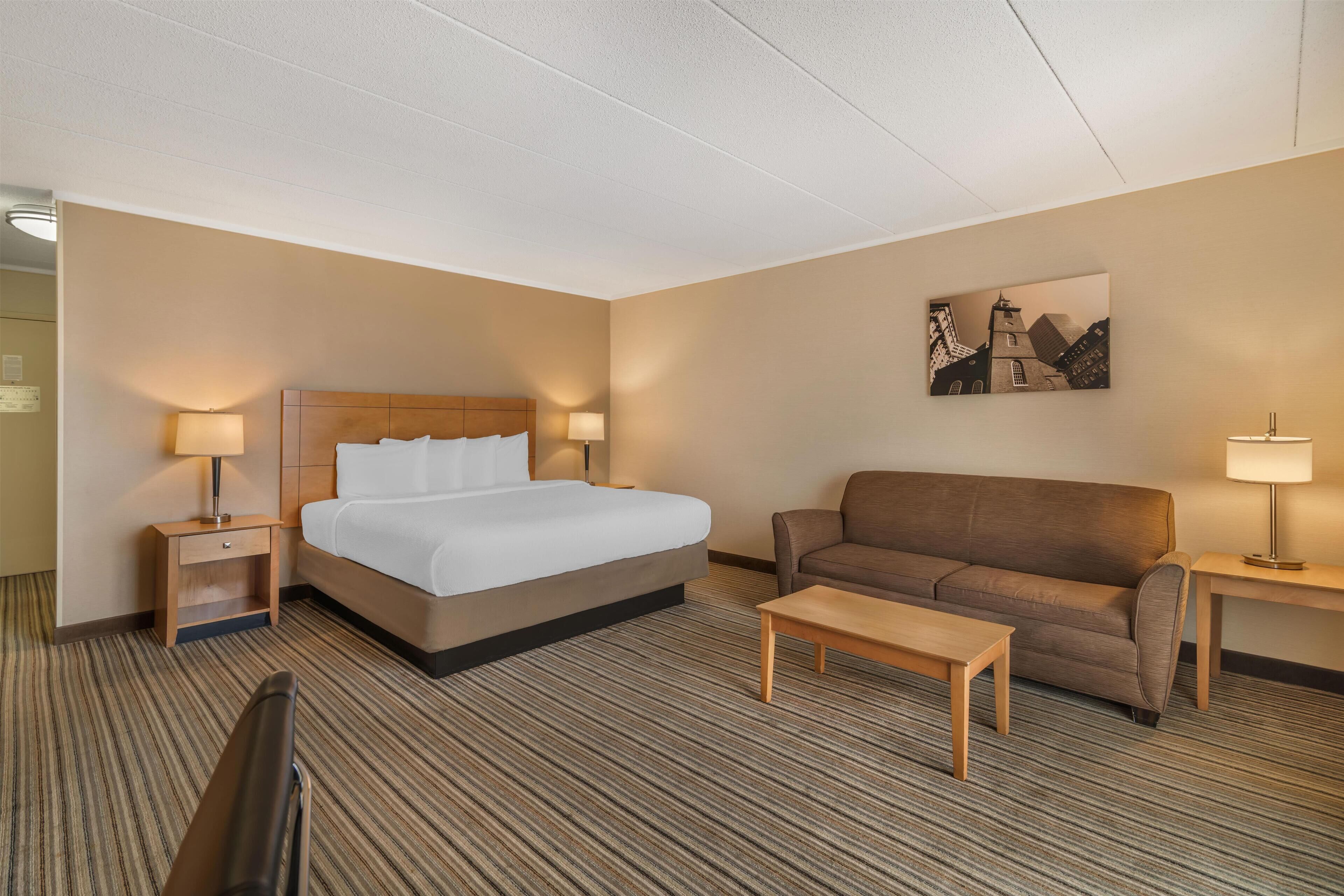 Standard Room, 1 King Bed, Non Smoking, Balcony (with Sofabed) | Desk, laptop workspace, blackout drapes, soundproofing