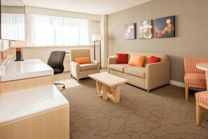 Junior Suite, Multiple Beds, Non Smoking | Pillowtop beds, in-room safe, desk, laptop workspace