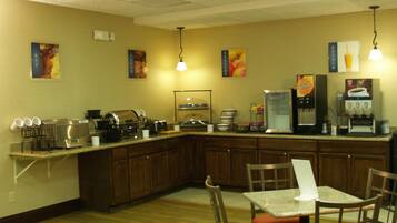 Free buffet breakfast
