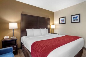 Pillowtop beds, in-room safe, desk, laptop workspace