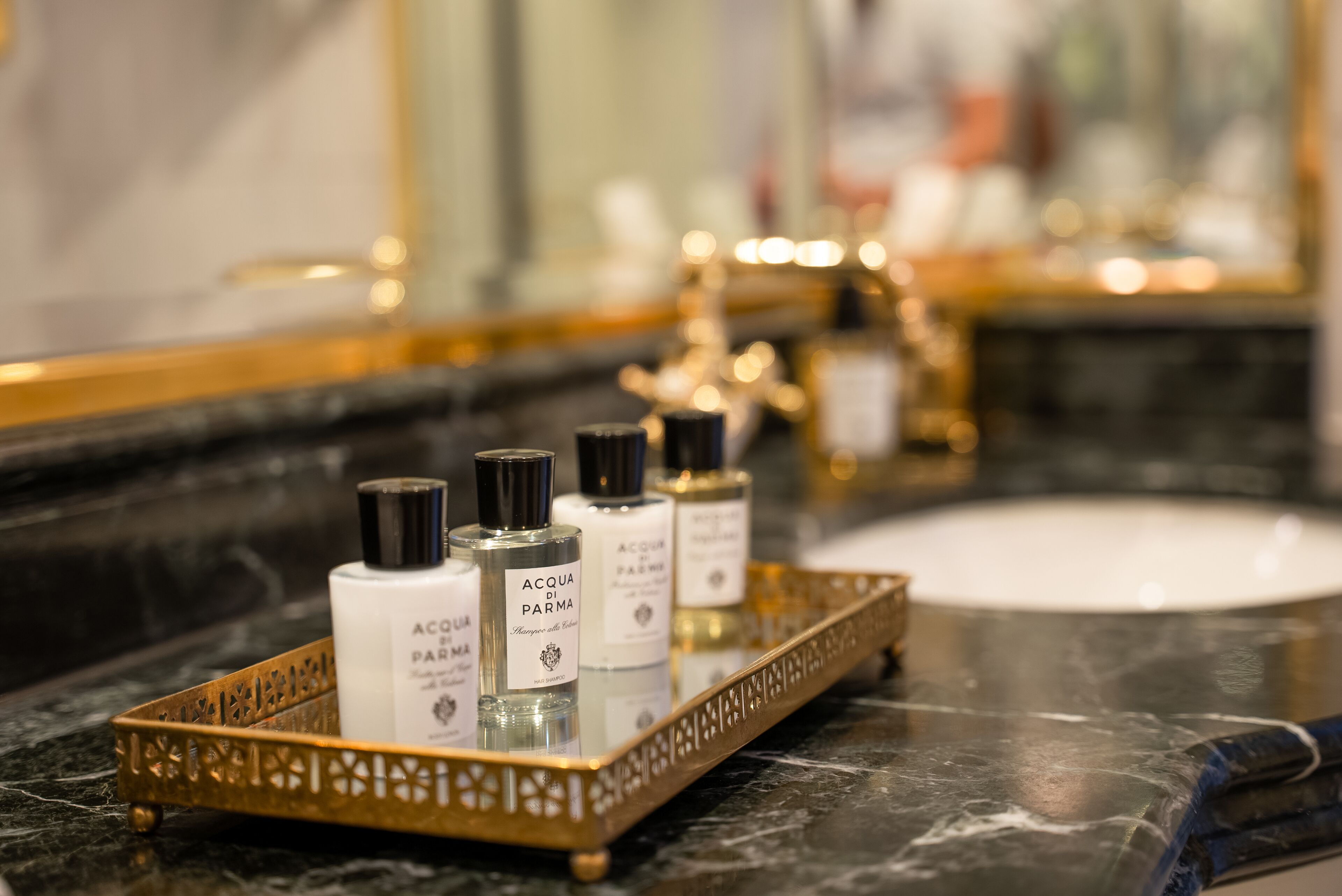 separate bathtub and shower, designer toiletries, hair dryer, bathrobes