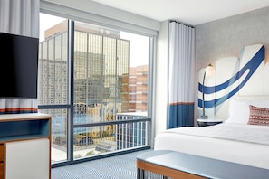 Chambre exécutive, 1 très grand lit et 1 canapé-lit, non-fumeur | Literie de qualité, couette en duvet, lit avec matelas à plateau-coussin