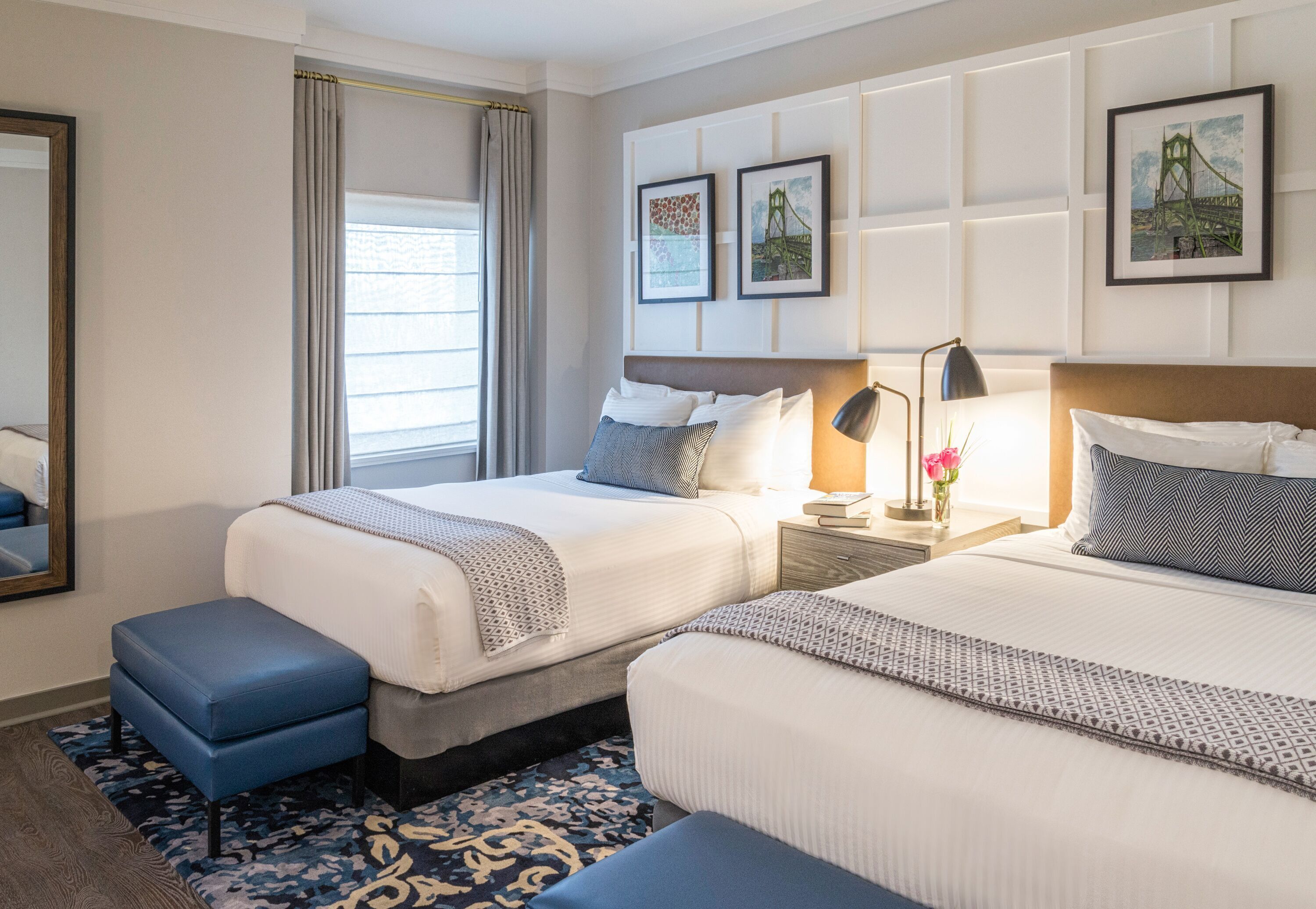 Ropa de cama hipoalergénica y minibar 