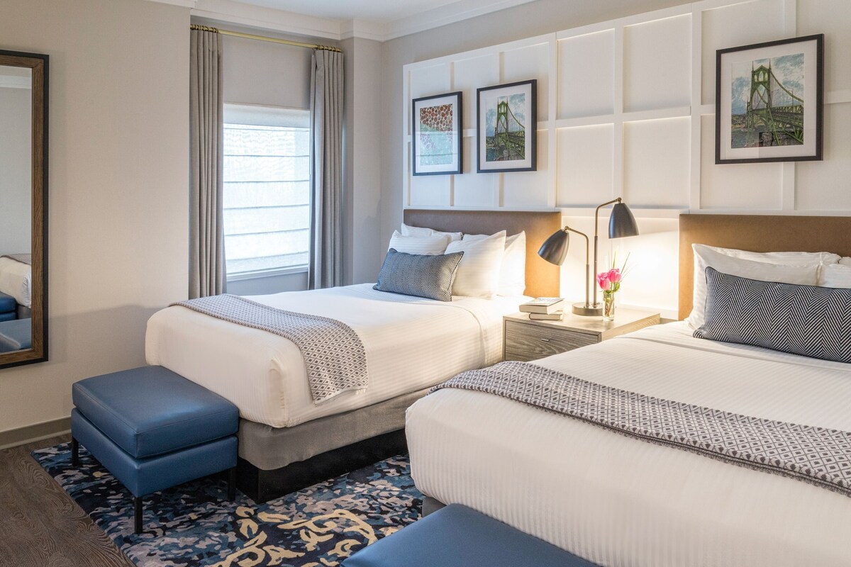 Ropa de cama hipoalergénica y minibar