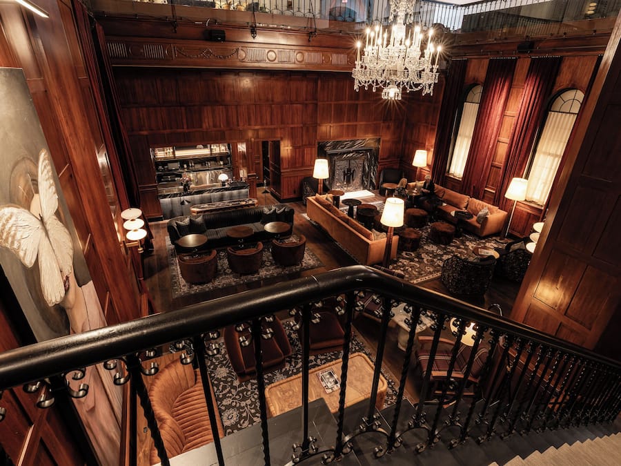 Lobby sitting area