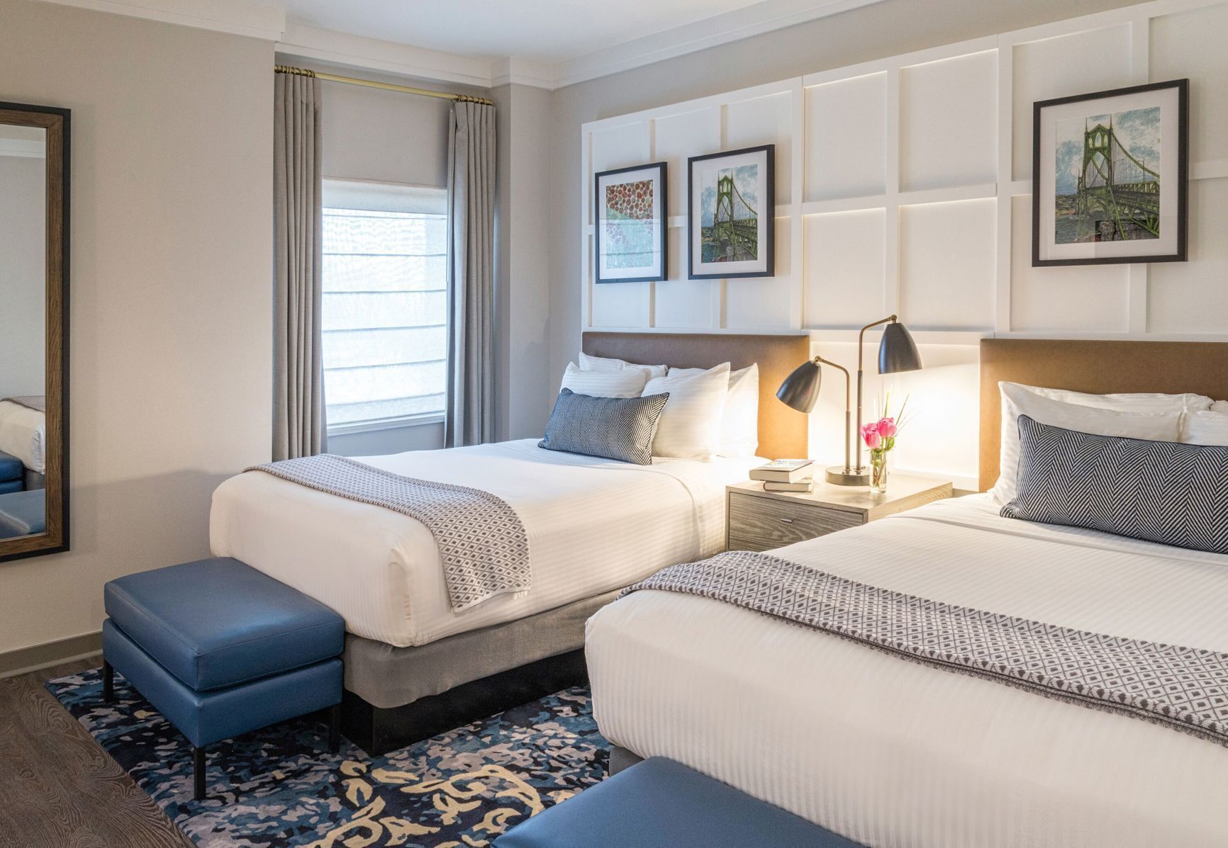 Ropa de cama hipoalergénica y minibar 