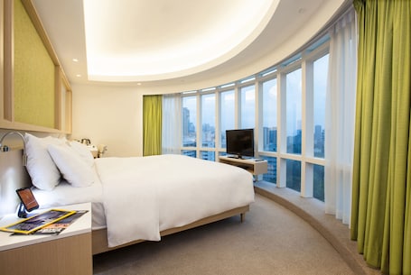Vista desde la habitación. Eaton HK