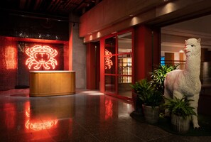 Interior entrance