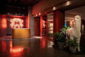 Interior entrance