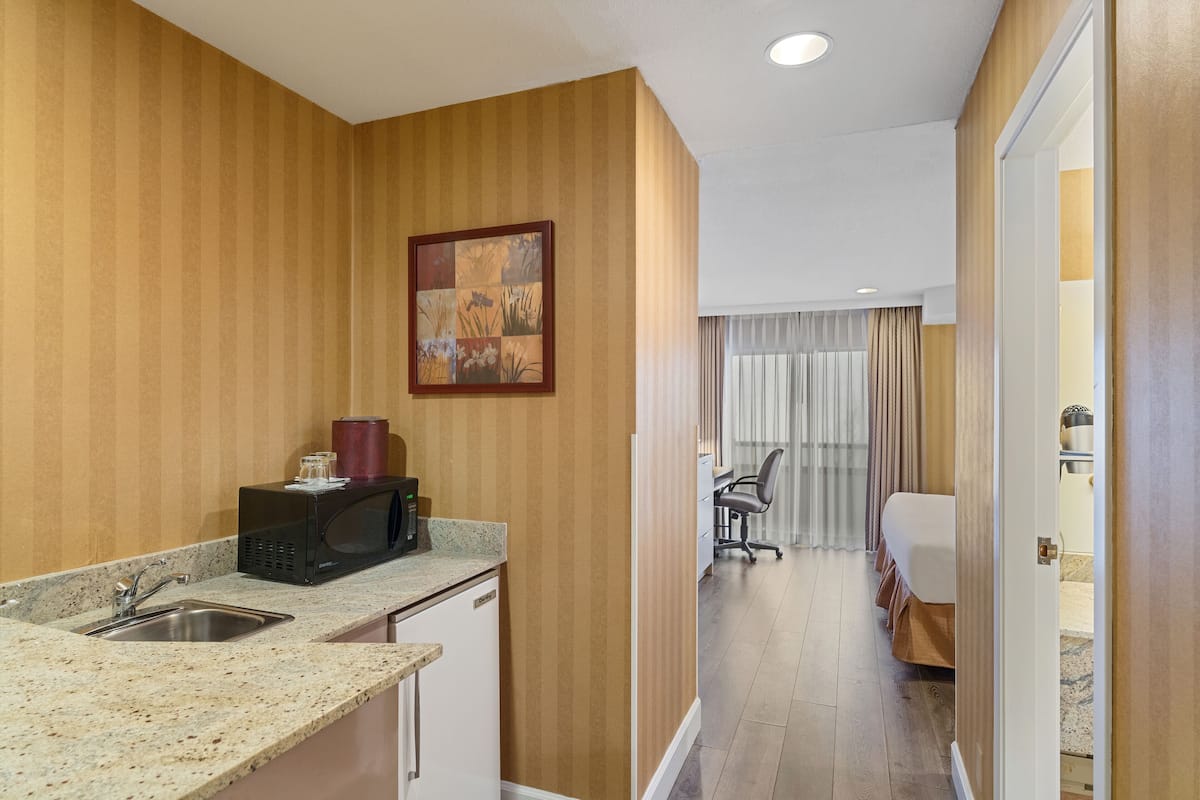 junior suite with one queen bed & sofabed | premium bedding, down duvets, pillow-top beds, in-room safe