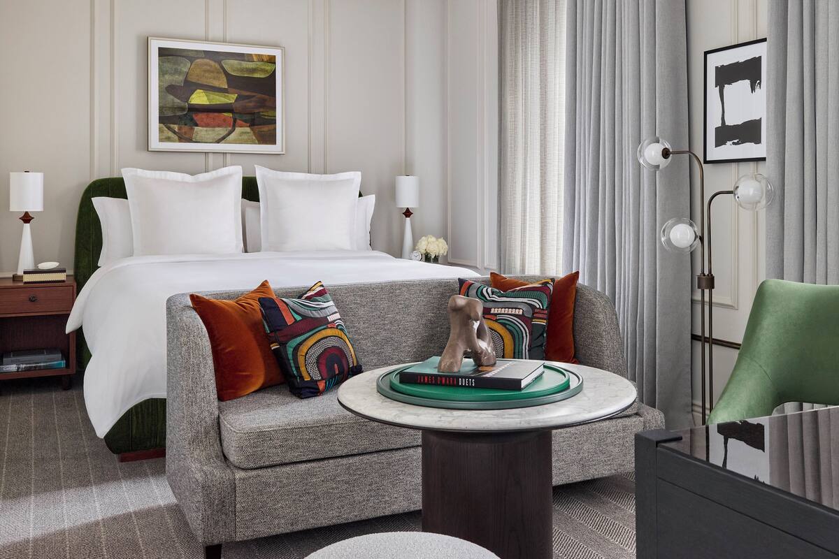 Cadar Frette Itali, peralatan tempat tidur premium, gebar bulu kapas 
