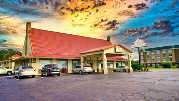 Front of property - evening/night