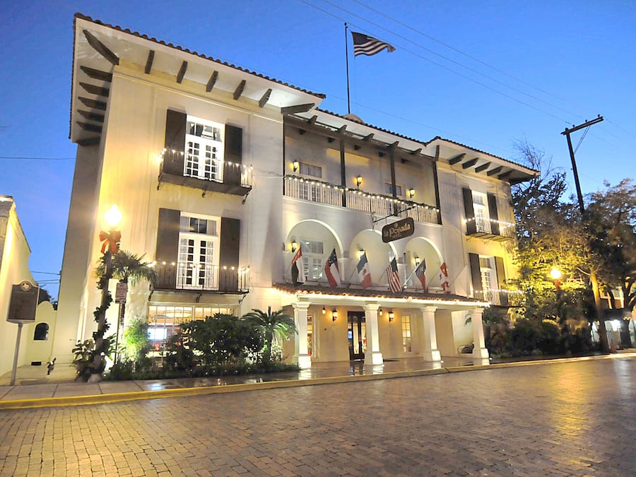 Front of property – evening/night
