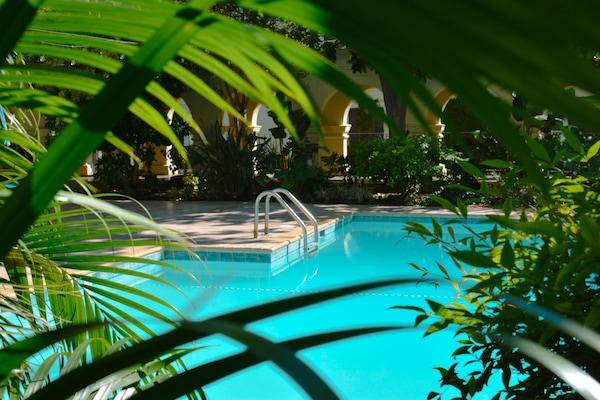 2 outdoor pools, pool umbrellas, sun loungers