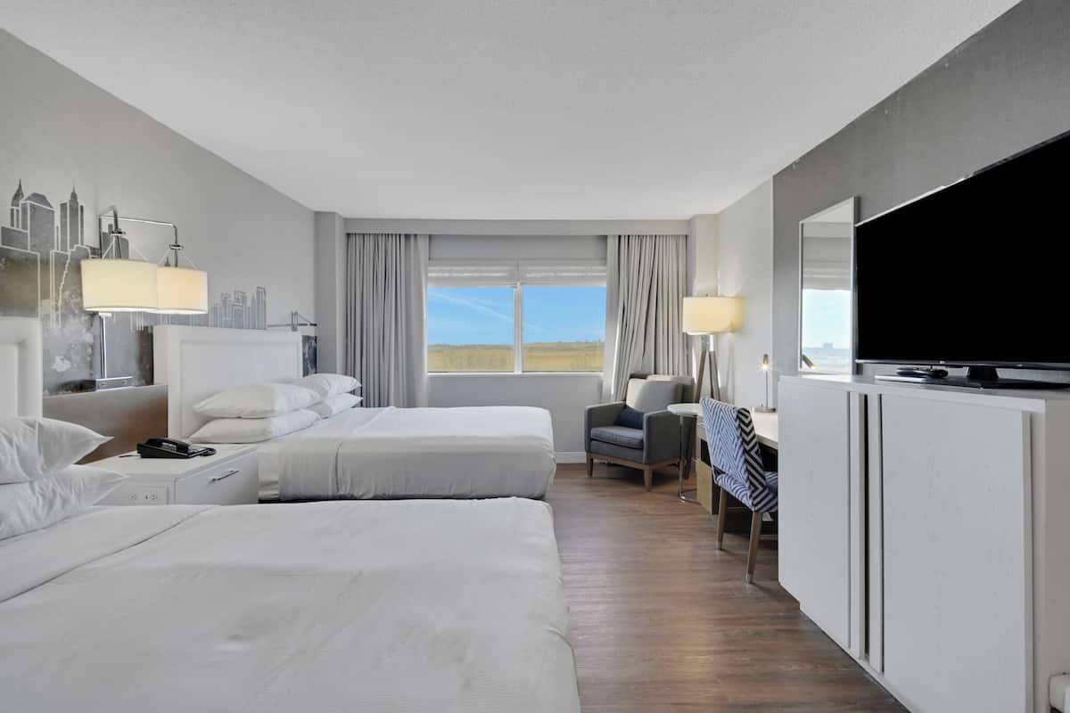 2 Queen Beds - Brand New - June 2026 | Premium bedding, down comforters, in-room safe, desk