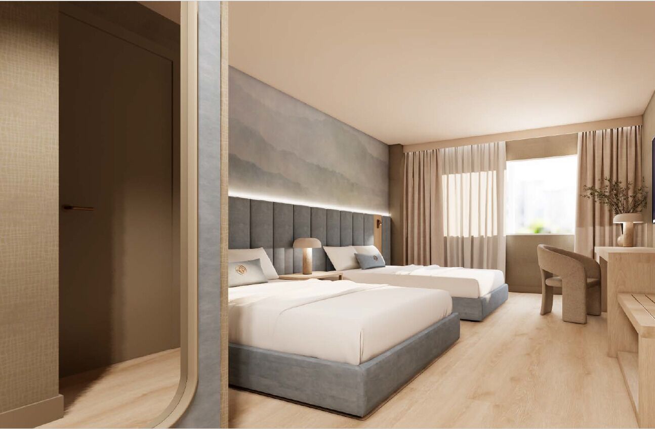 Premium bedding, down duvets, in-room safe, desk