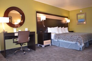 Blackout drapes, iron/ironing board, Internet, bed sheets