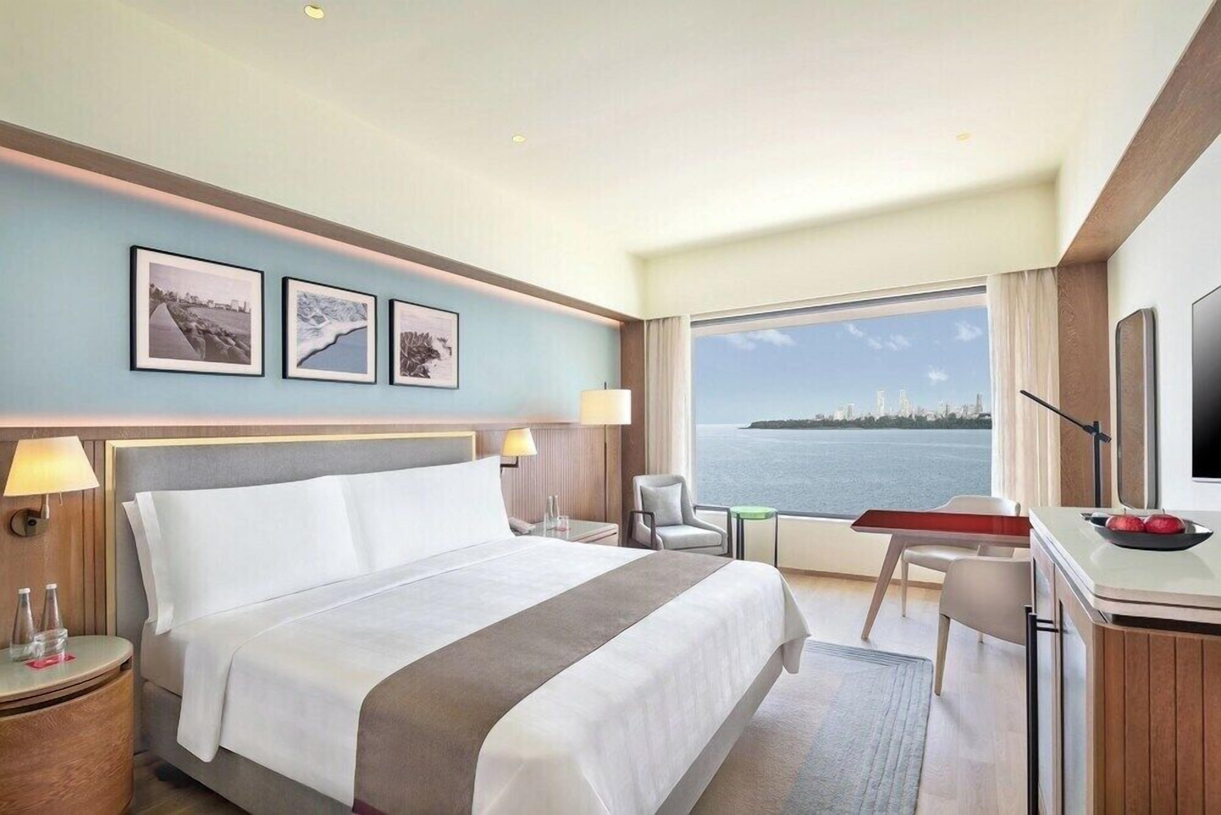 Ropa de cama de alta calidad y minibar 
