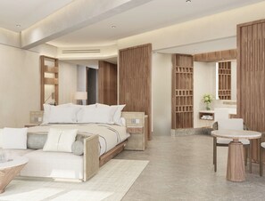 Preferred Club Master Suite Ocean Front Plunge Pool | Premium bedding, pillowtop beds, minibar, in-room safe