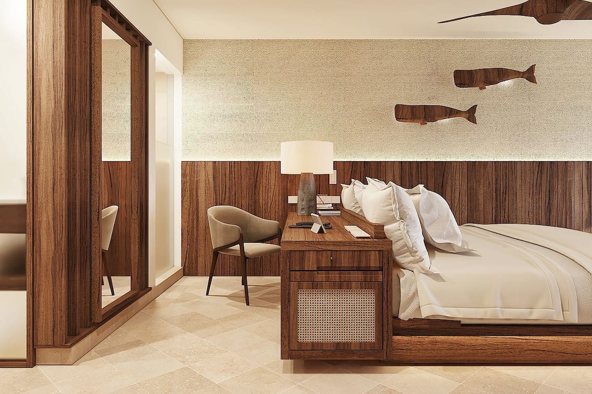 Rúmföt af bestu gerð, rúm með „pillowtop“-dýnum, míníbar