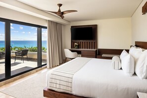 Preferred Club Premium Ocean Front Plunge Pool Terrace King | View from room - Secrets Mirabel Cancún Resort & Spa – Adults Only – All Inclusive. New Spa now open! (Cancun)