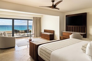 Preferred Club Premium Ocean Front Terrace King | View from room - Secrets Mirabel Cancún Resort & Spa – Adults Only – All Inclusive. New Spa now open! (Cancun)
