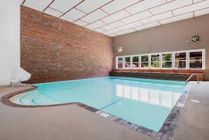 Indoor pool, a heated pool