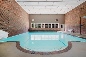 Indoor pool, a heated pool