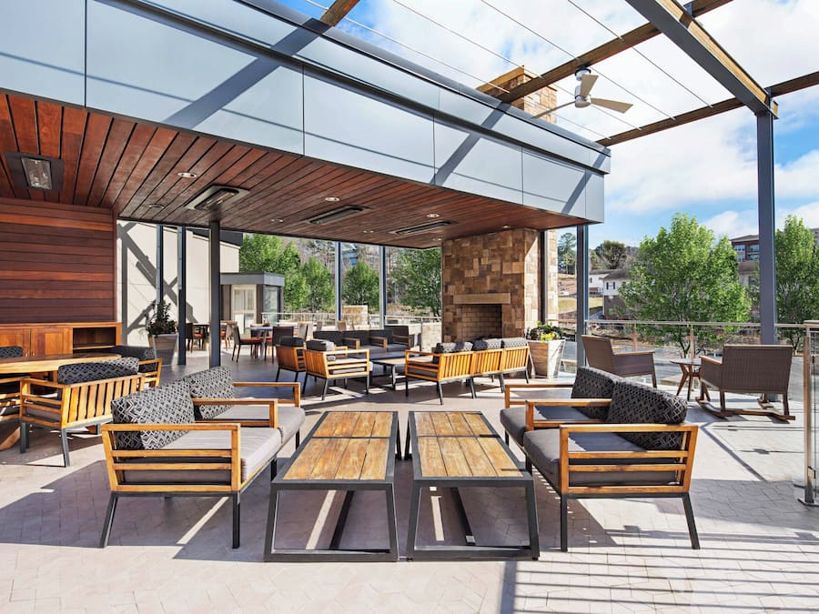 Vista dalla struttura