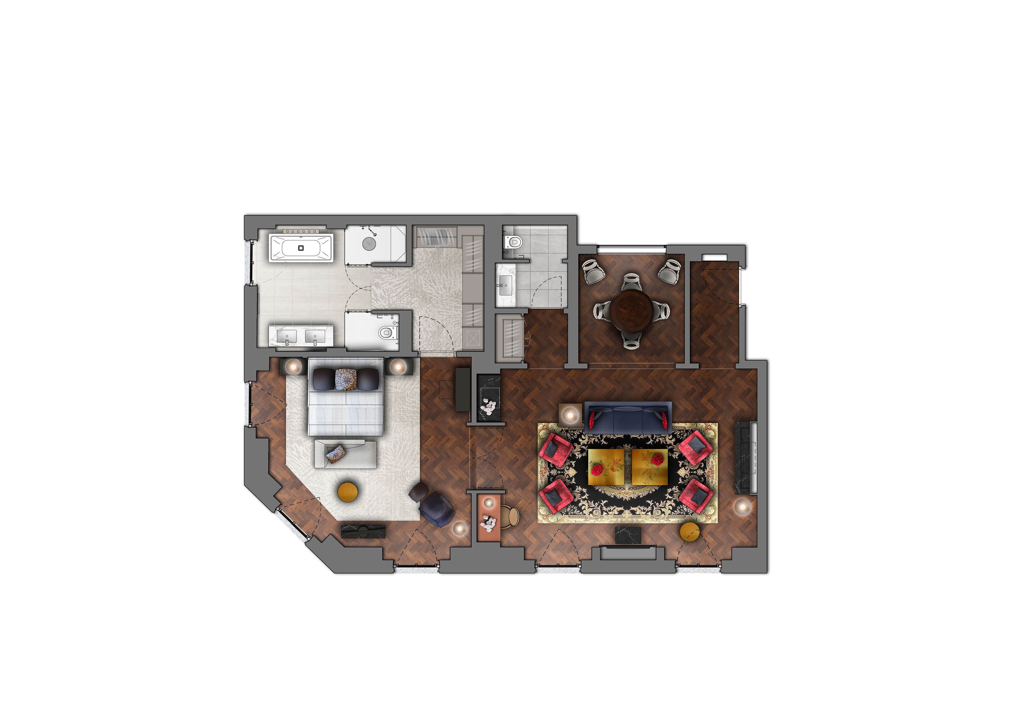 suite (imperial) | floor plan