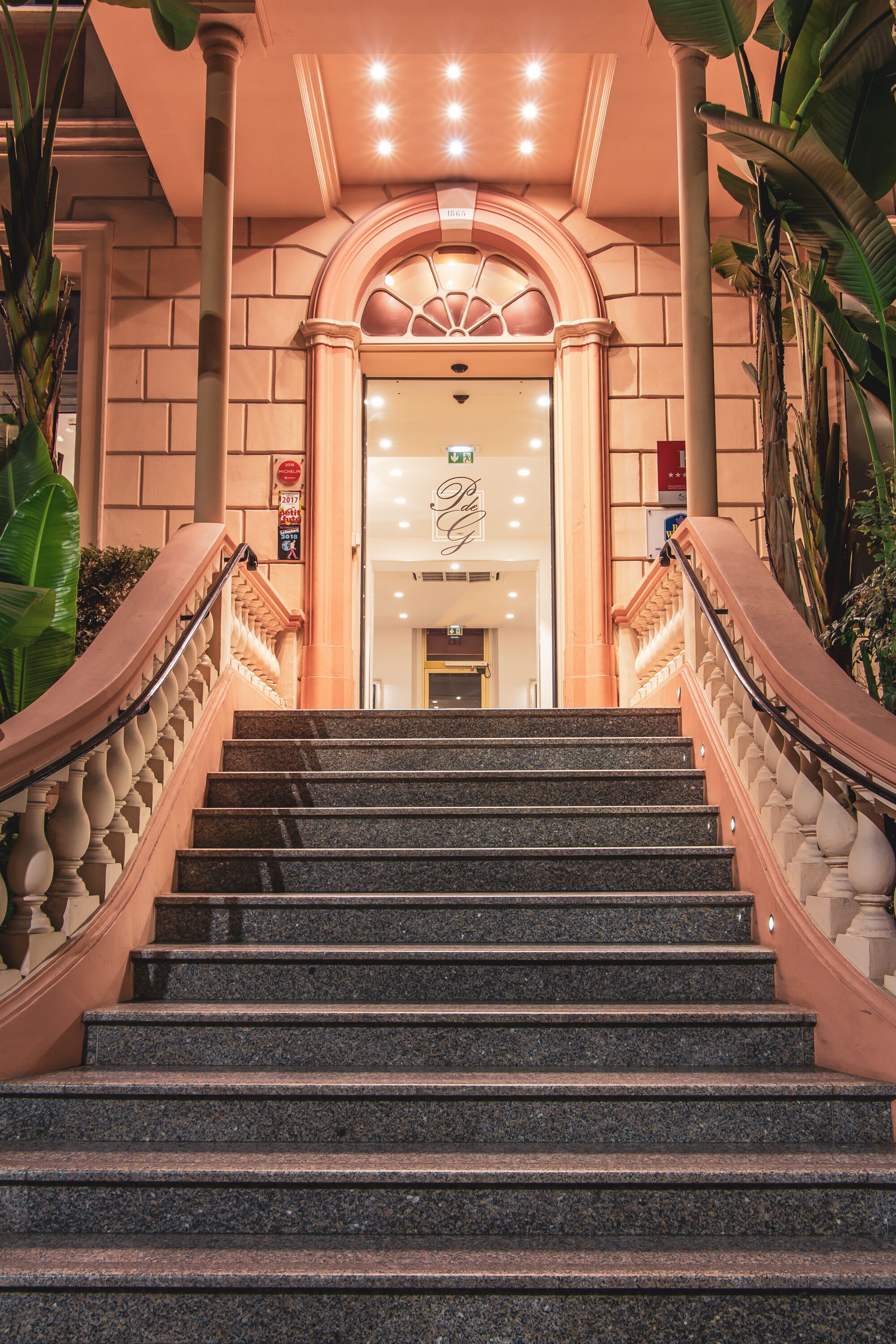 Entrée de l’hébergement