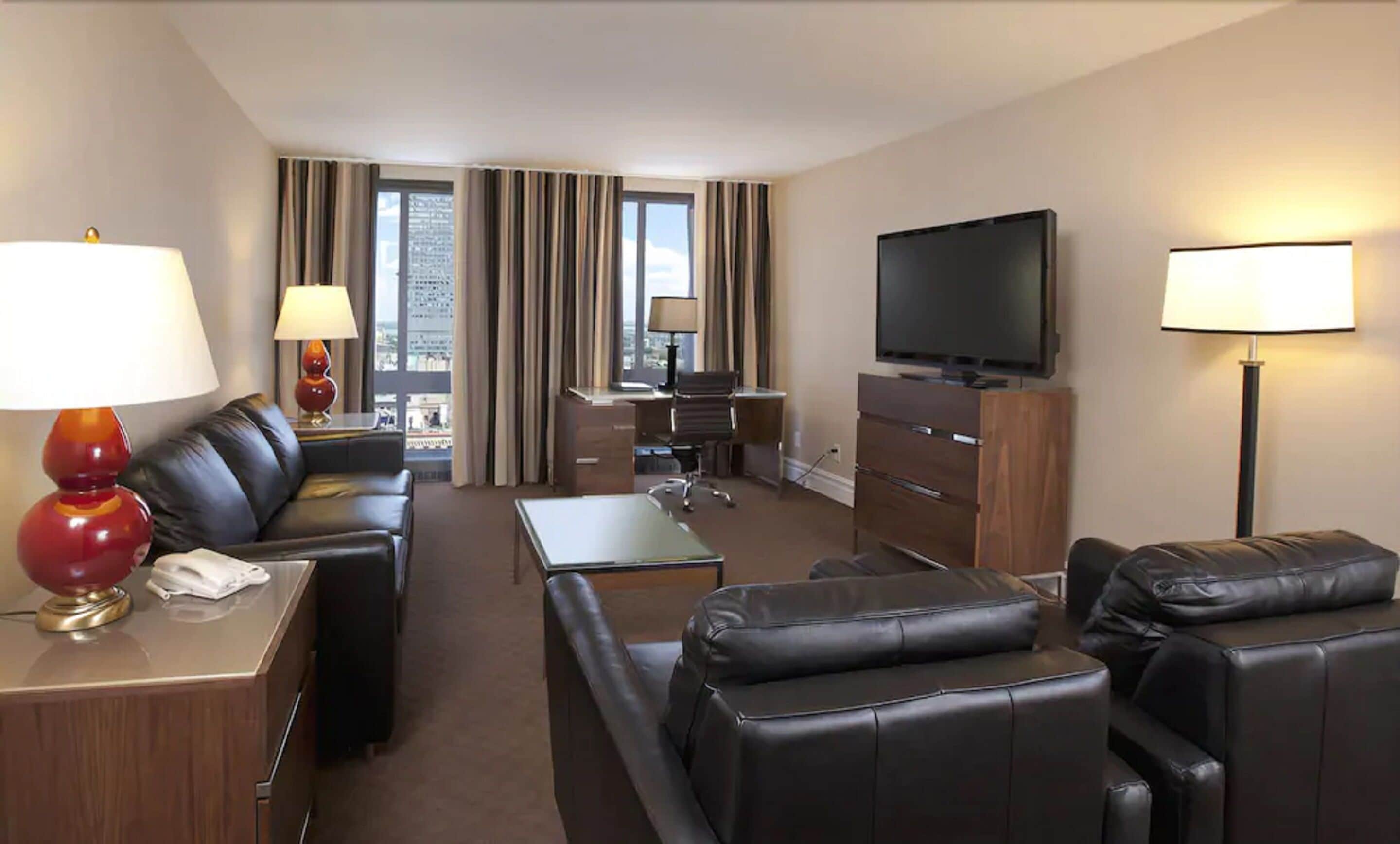 50-inch LCD TV with cable channels, TV