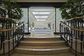 Indoor pool, outdoor pool