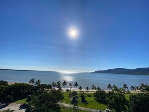 Deluxe Ocean View Double or Twin | 1 bedroom, desk, laptop workspace, iron/ironing board