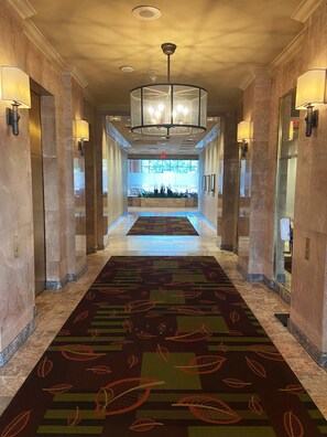 Interior entrance