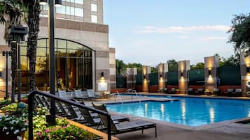 Indoor pool, outdoor pool