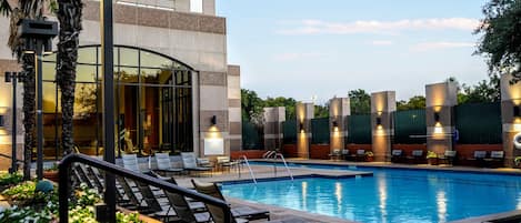 Indoor pool, outdoor pool