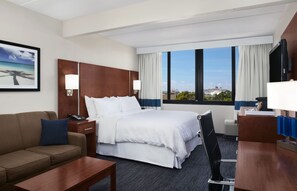 1 bedroom, premium bedding, down comforters, in-room safe