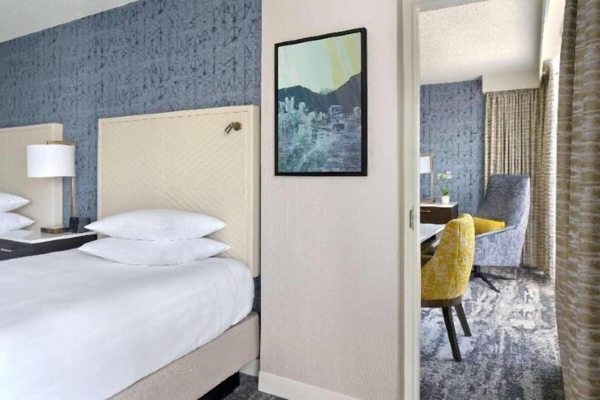 1 sovrum, sängtillbehör av högsta kvalitet, duntäcken och bäddmadrasser