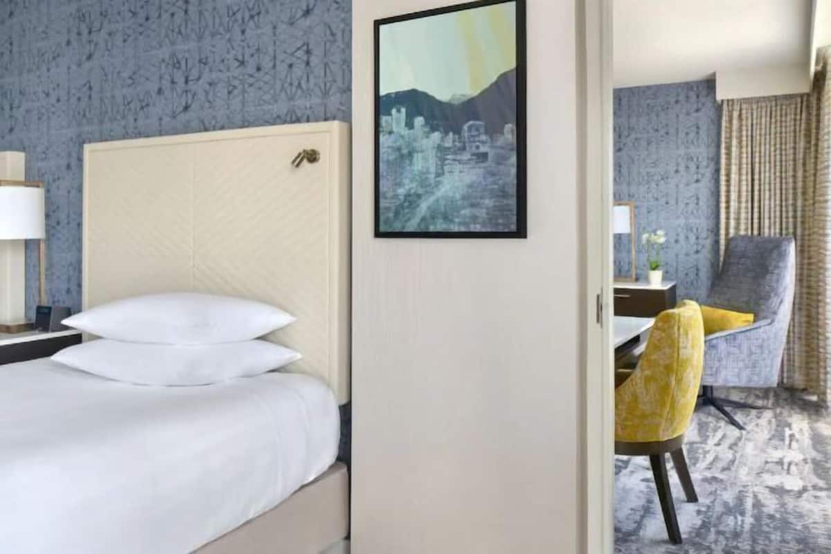 1 bedroom, premium bedding, down comforters, pillowtop beds