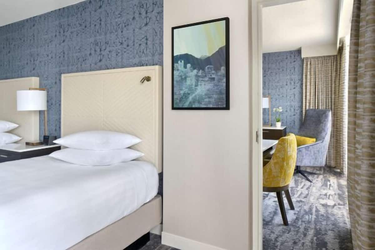 1 bedroom, premium bedding, down comforters, pillowtop beds