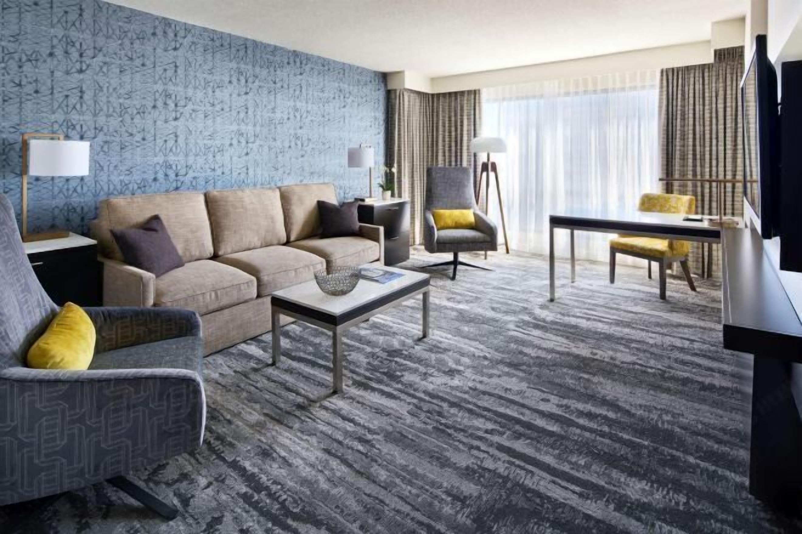 42-inch flat-screen TV with cable channels, TV, pay movies