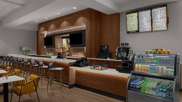 Breakfast, lunch and dinner served