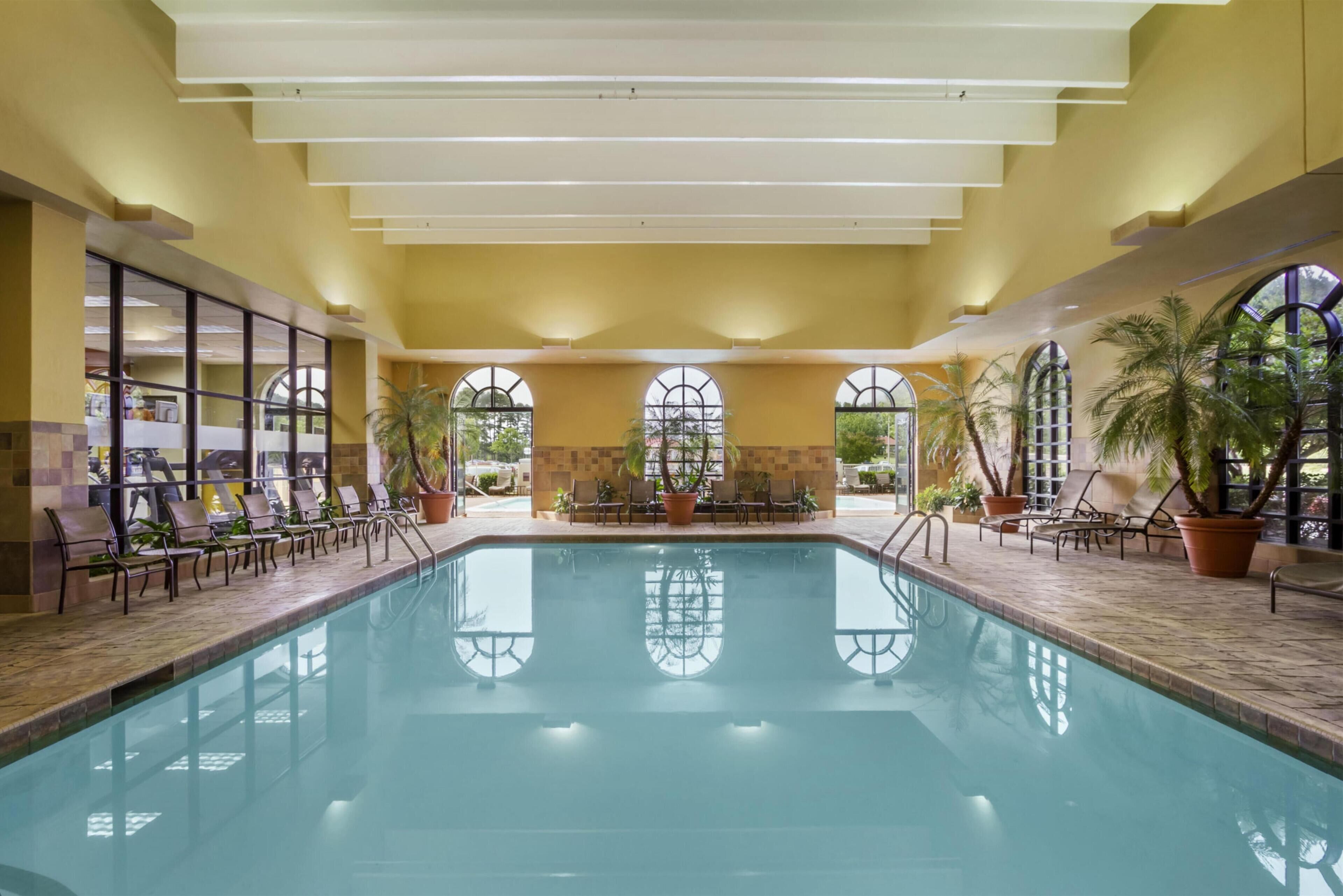 Indoor pool, outdoor pool