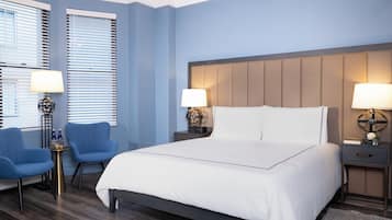 Premium bedding, pillow-top beds, in-room safe, desk