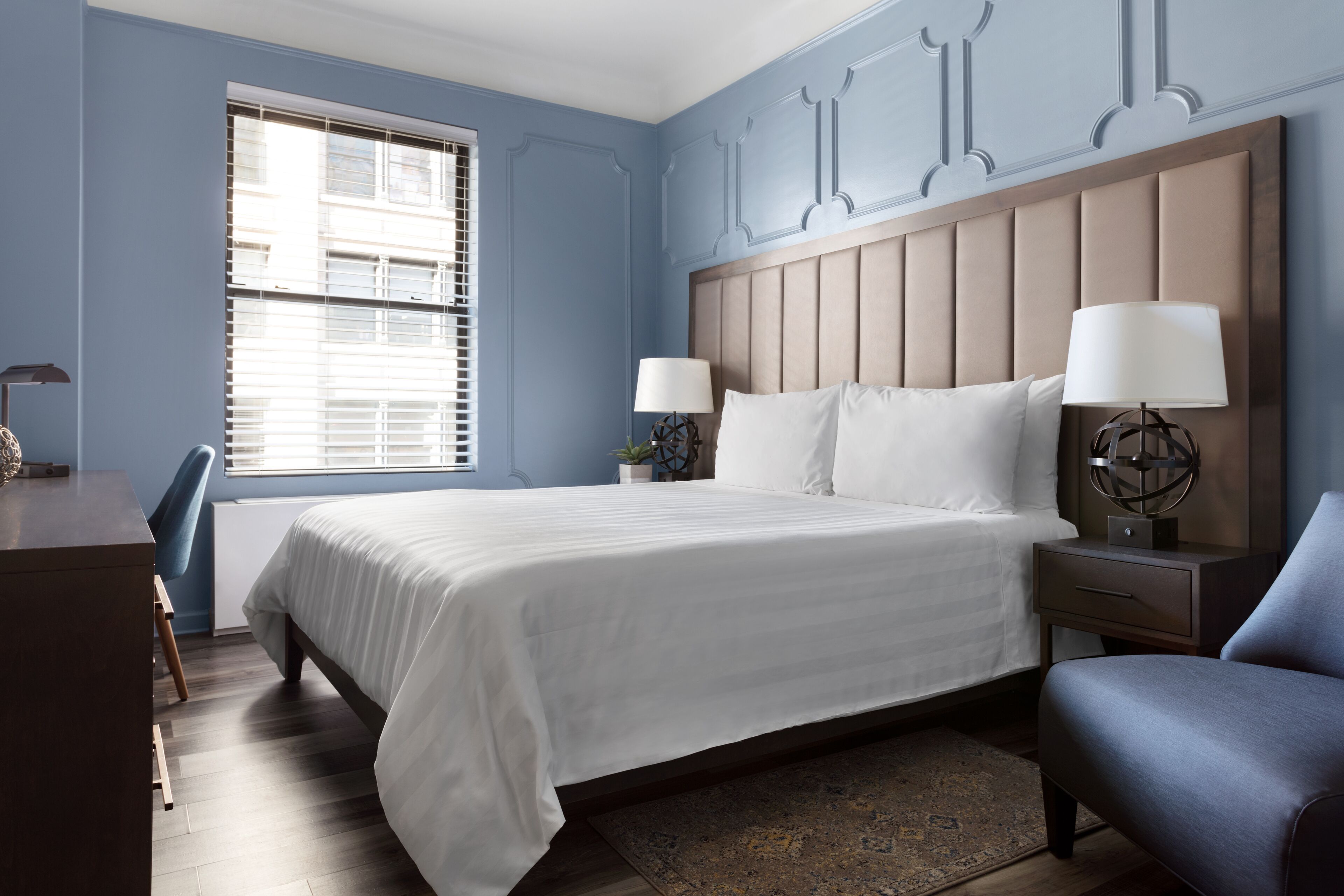 lux queen | premium bedding, pillow-top beds, in-room safe, desk