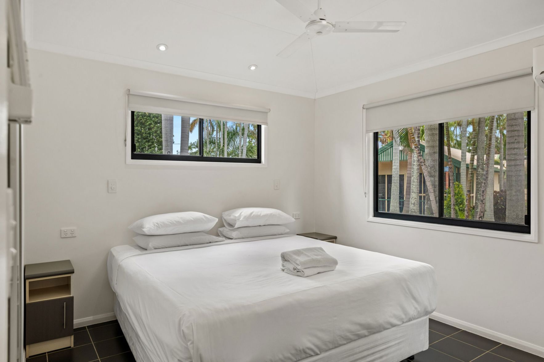 Iron/ironing board, free WiFi, bed sheets, alarm clocks